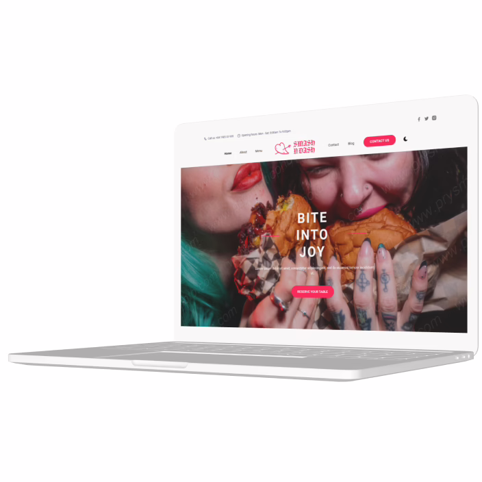 Smash and Dash website homepage