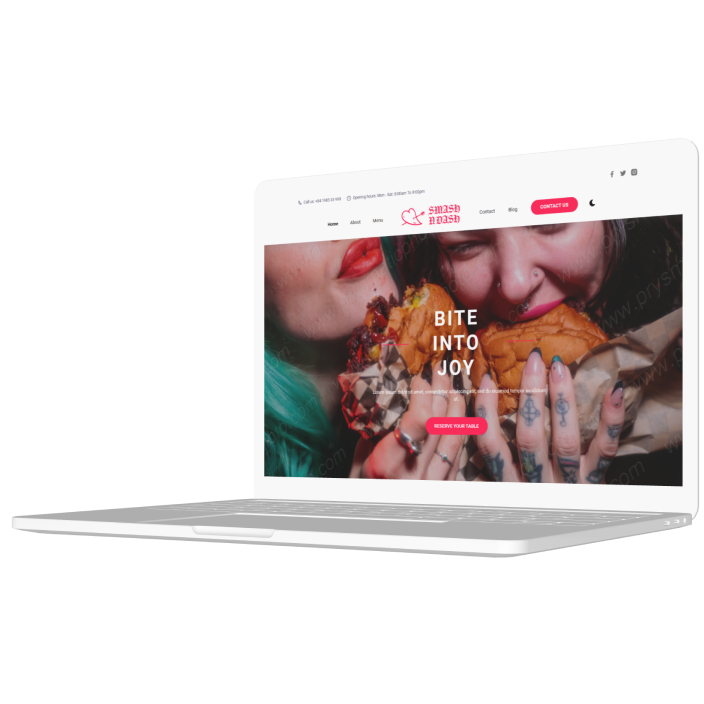 Hamburger Website Design